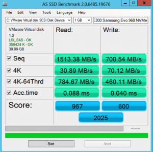 SM E300 NovSAN Samsung 960 NvME Mbps